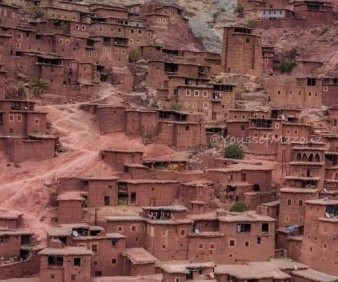 a high Atlas village to explore when hiking